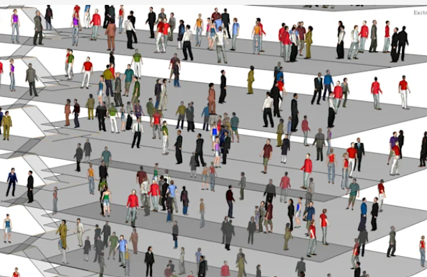 Simulación de evacuación y movimiento de personas